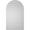Ekena Millwork Round Top Surface Mount PVC Gable Vent: Functional, w/ 2"W x 2"P Brickmould Sill Frame, 24"W x 40"H GVPRT24X4003SF - alternate 2
